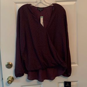 NWT stitch fix fortune + ivy burgundy top